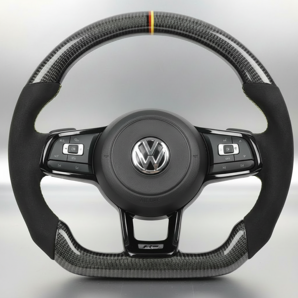 VW MK7.5 Steering Wheel w/ Carbon + Alcantara