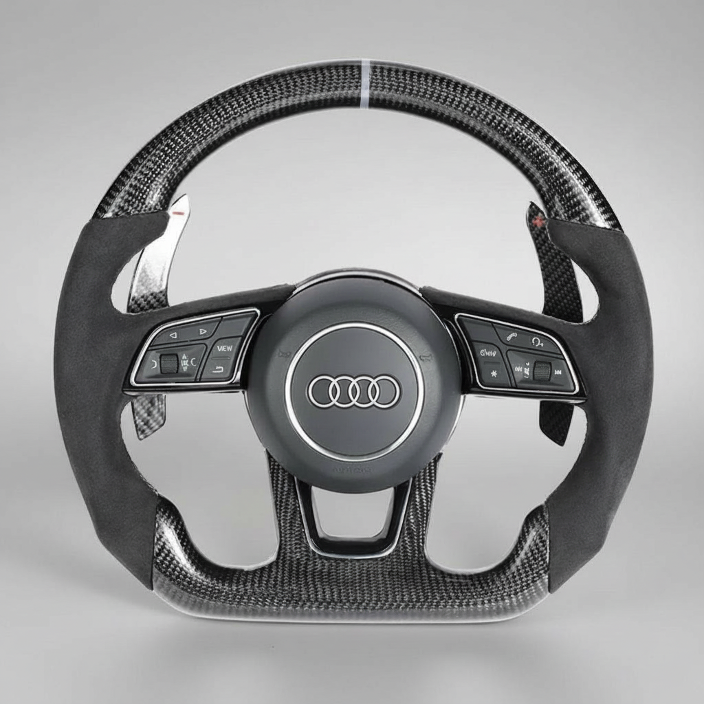 Audi S Line/S/RS Carbon + Alcantara steering wheel