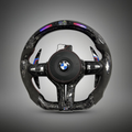 BMW F Series Steering Wheel w/ Black Forged Carbon + Alcantara + LED